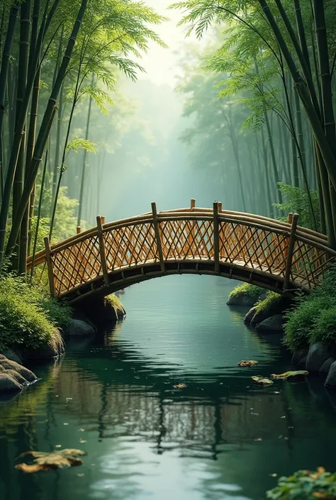 Bamboo bridge