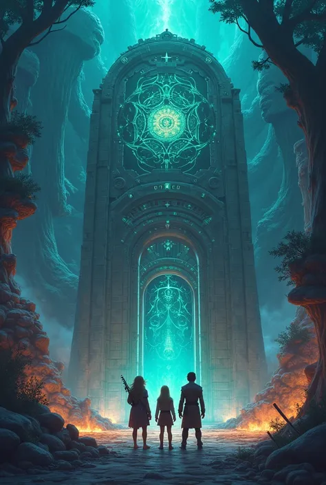 As soon as he spoke, the world around them shifted. The courtyard disappeared, replaced by a sprawling, enchanted landscape filled with glowing trees, ancient ruins, and mystical obstacles.
The First Quest: The Riddle of the Runes
Arcanus, Valora, and Adar...