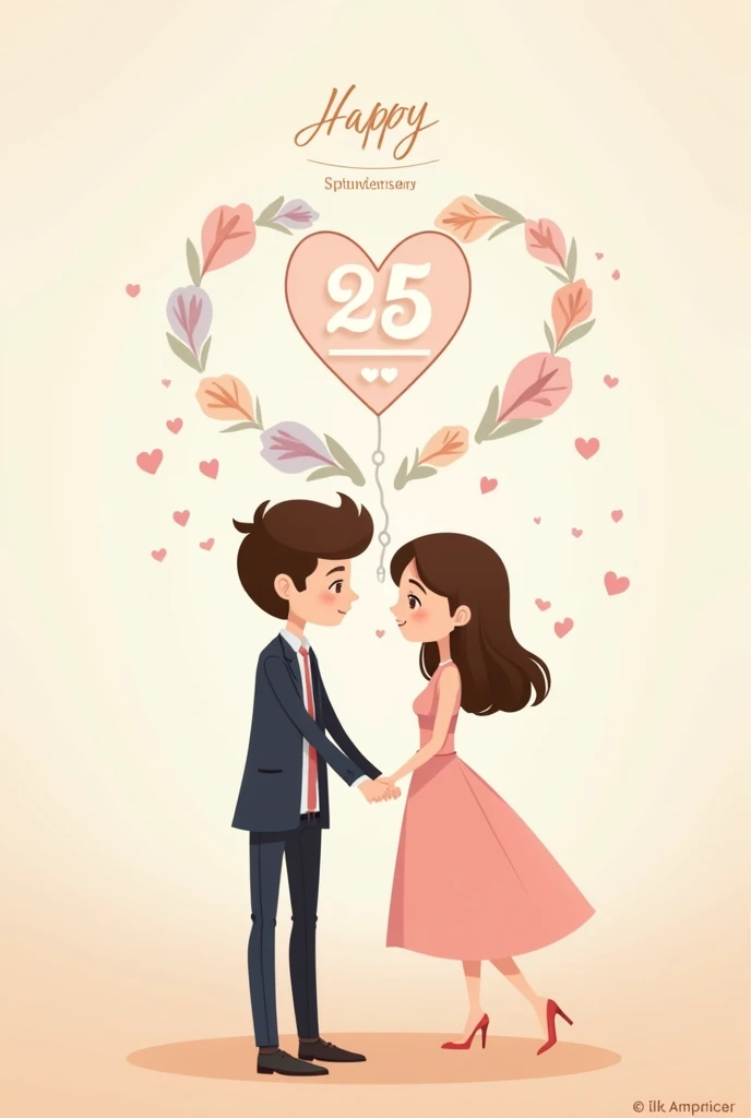 بنویس 
"Happy engagement anniversary"
تاریخ 
*25 september*
"Happiness can be having someone who knows how to make you feel good, even from afar"
M and F letters.
طرح عاشقانه، خاص، شیک، و ساده میخوام.