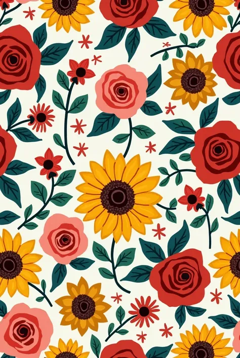 Sure! Here’s a prompt for an ajark print design featuring flowers:

**Design Prompt:**

Create an ajark print featuring a vibrant floral pattern. Use a mix of bold colors like deep reds, bright yellows, and lush greens. Incorporate various flower types, su...