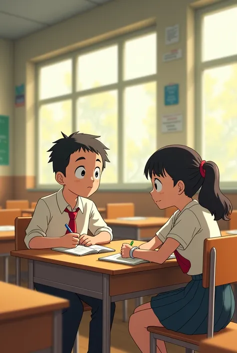 Nobita n sizuka in classroom 