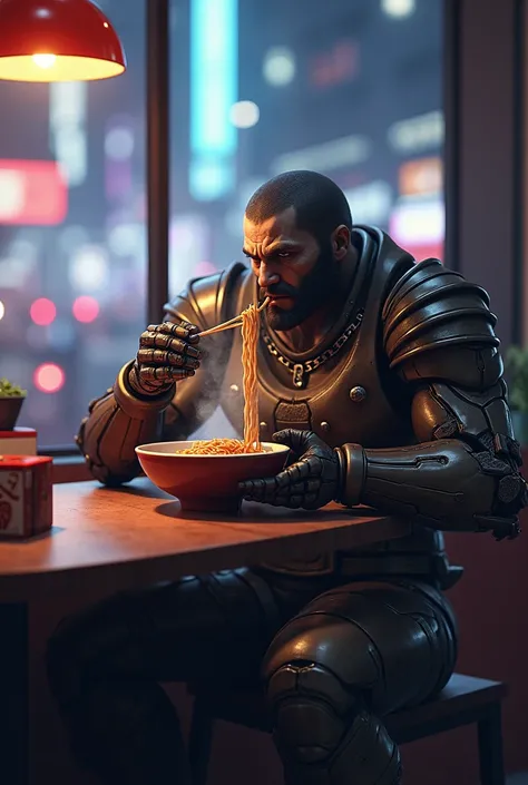 Alpha mobile legend eating noodle