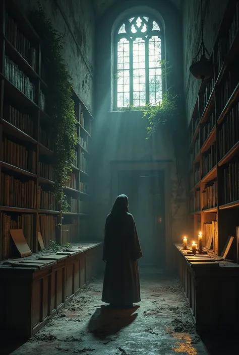  In a small, forgotten village, there was an old library that hadn’t seen a visitor in years. Locals claimed it was haunted by the spirit of a librarian named Agnes, who had dedicated her life to preserving knowledge but had vanished under mysterious circu...