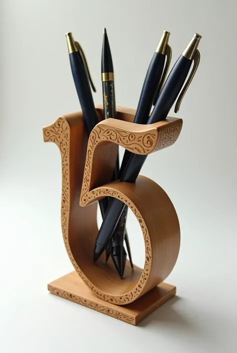 Make a creative pen holder of number article 15