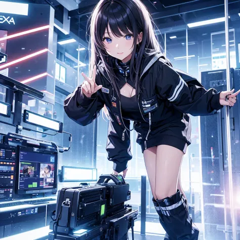 Security Girls、Near future、cyber-