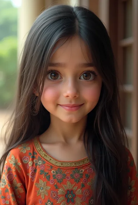 Pakistan  girl with outdress
