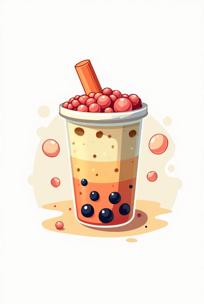 Bubble tea logo