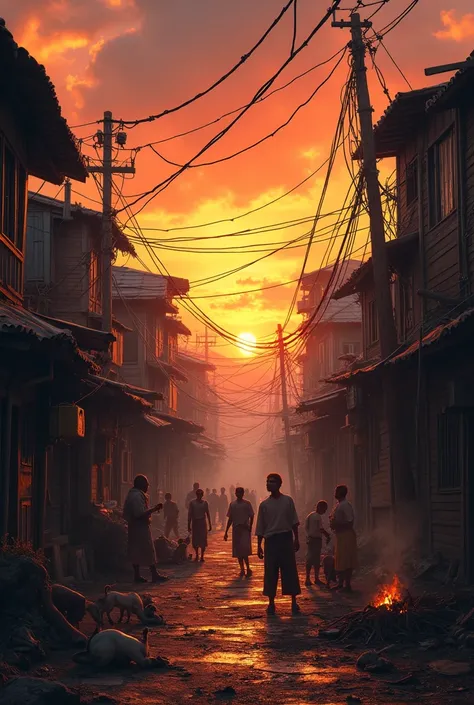 Slum Sunset