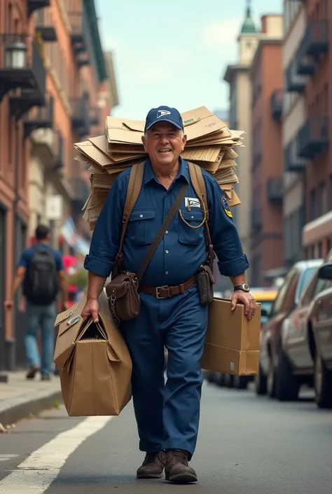 Post office delivery man 