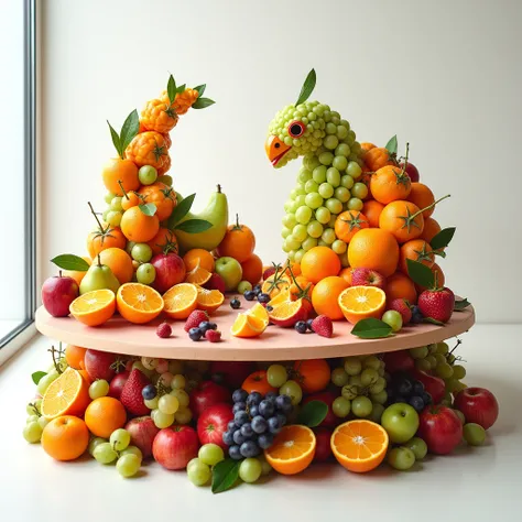 Tables made of fruits