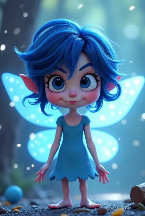 An mas fairy character from the show Fairy God Odd Parents, the character has a short wavy dark blue mullet and his main colour pallet is blue and white 