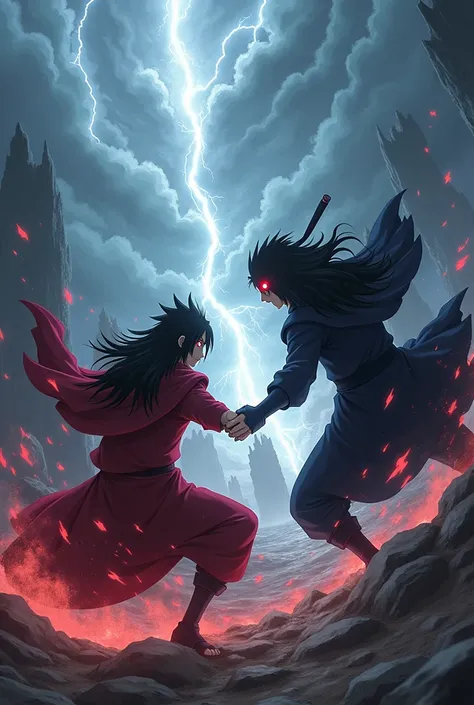 Itachi vs madara animation
