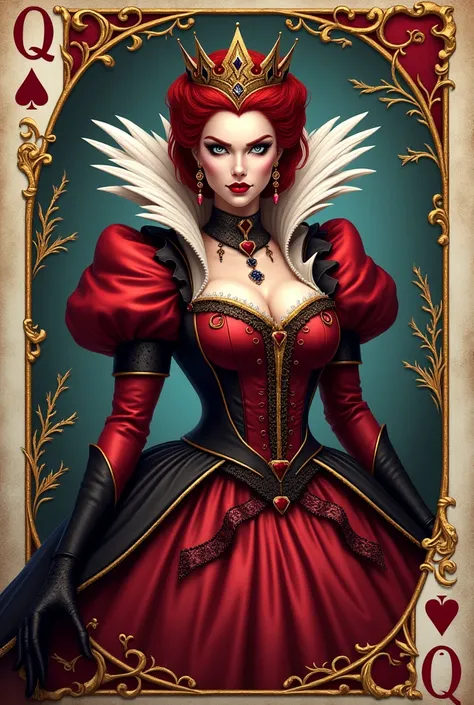 Descendants Queen of Hearts Playing Card