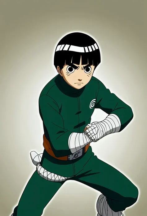 rock lee in naruto, rocklee, fight pose, wrap the straps around your hands, source anime style.
(best quality, masterpiece, phot...