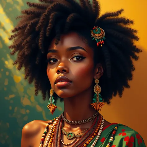 Creative portraits of Afro-Brazilian beauty and culture 