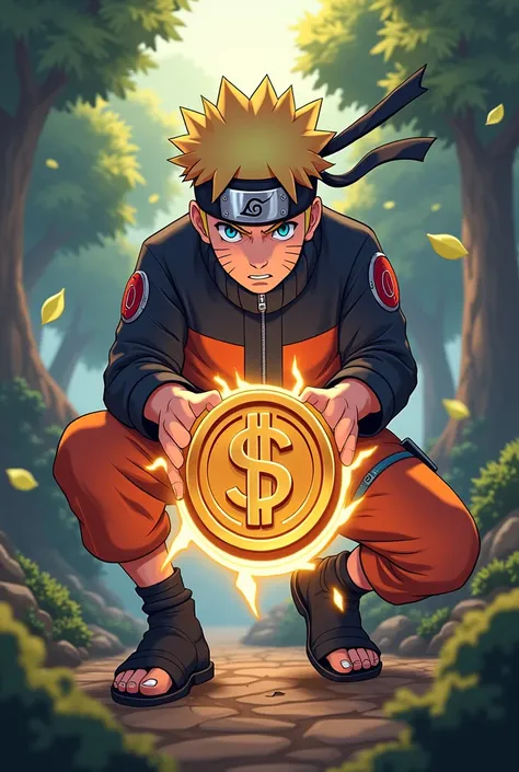 Channel logo for earning in anime
For naruto add a money coin