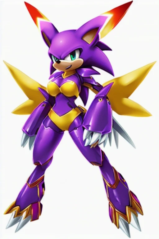  Female hedgehog Digimon style 