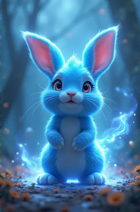 Spawns a blue rabbit