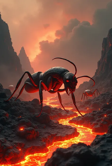 Volcanic ants