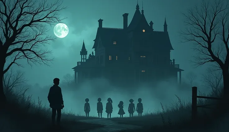 One villager told me he saw children playing outside the mansion, but one by one, they faded away into nothingness."