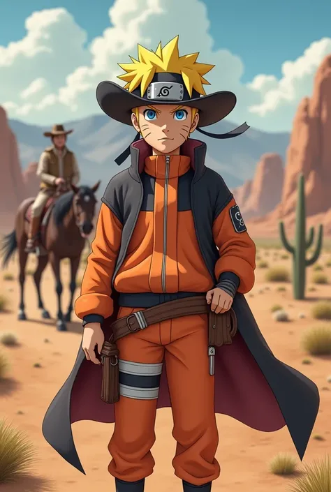 Naruto travels back in time to the Wild West