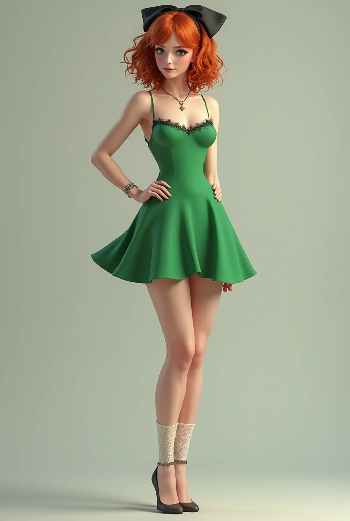 Emiles a femboy!! 18 yrs

Emile has a tight, green dress on. It’s a sleeveless style, fitted around the shoulders, torso and waist, flared at the hem with the skirt stopping just a little bit above the knee. It’s beautiful. He looks *impeccable*; the color...