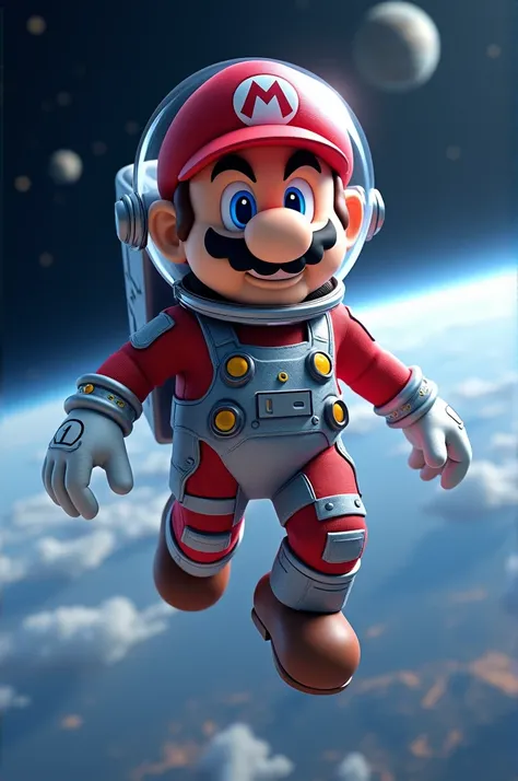 Mario astronaut 