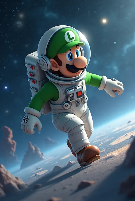 Luigi astronaut 