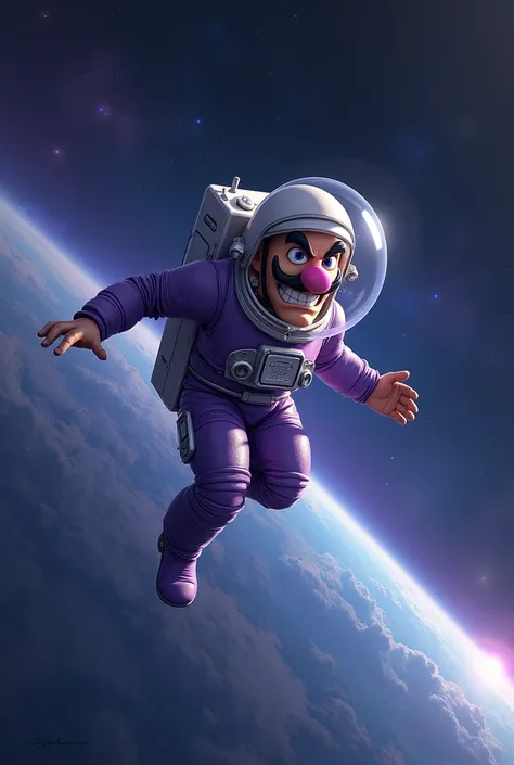 Waluigi the astronaut 