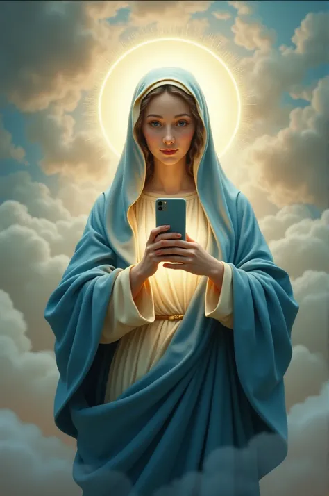 Our Lady Help of Christians taking a selfie 