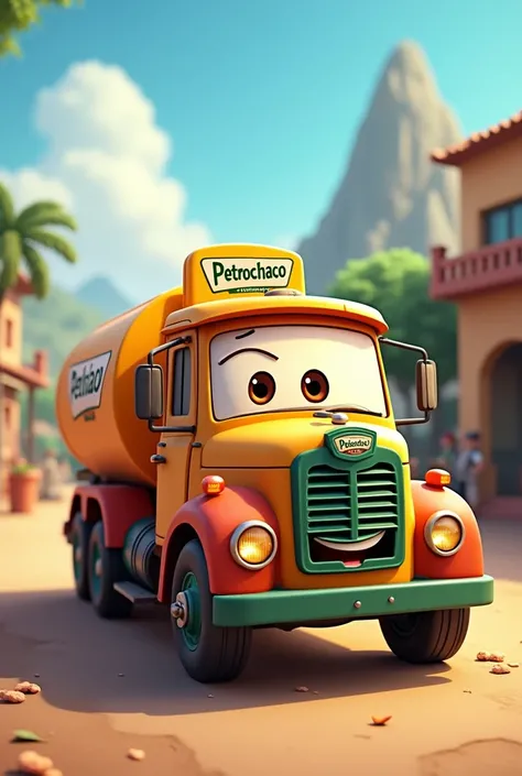 Animated Petrochaco name gas truck

 