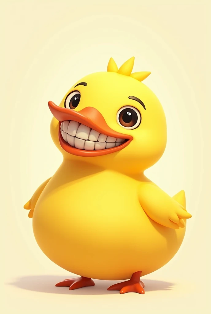 Duck with diastema 
