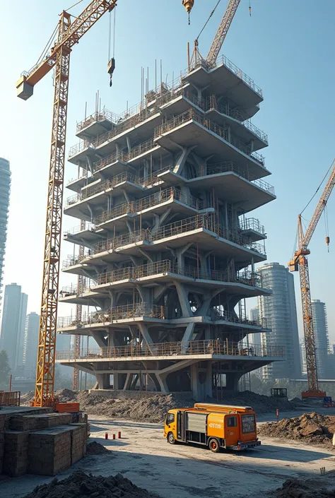 Show me a building under construction that applies BIM