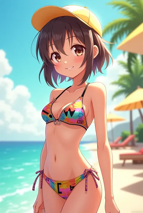 Swimwear　Girl　anime