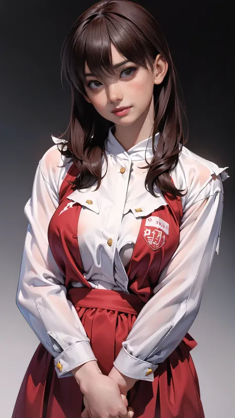 (((Realistic)))picture, masterpiece, highest quality, One Girl, Plump body, highest quality, Pale-skinned, Ryu Asuka Langle, Plug Suit 02, Black background, (Face and eye details:1.1), Earth Eye、Individuality, blush, ((Shy)), Very delicate and beautiful gi...