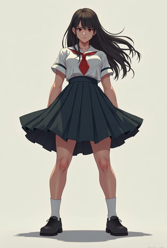 Big ass schoolgirl in a skirt
