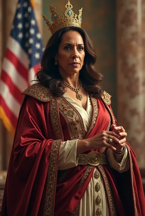 Kamala harris as a female emperor of the united states