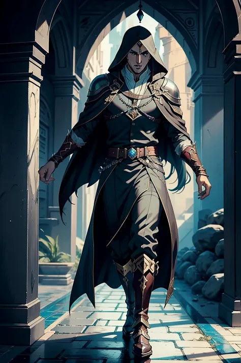 Castlevania Lord of the Shadows hyper realistic super detailed Dynamic cinematic scenes of hyper realistic men in combat Super detailed Moroccan faces Wearing a Moroccan Islamic environment,((full body)),((whole body)),standing,