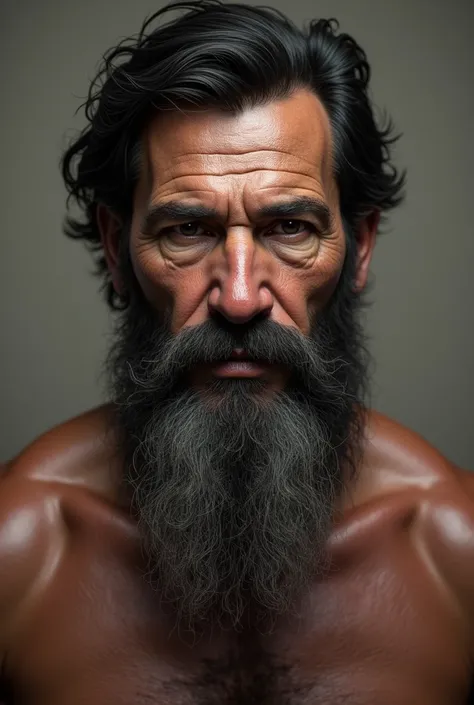 Man born in Durango in 1868, of thick build and dark skin with a beard

