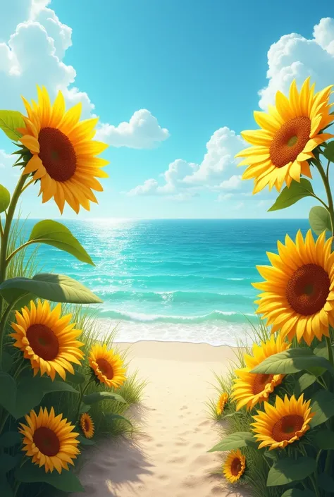 A sunflower beach 