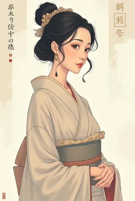 Japanese women　Mature Woman
　Illustration

