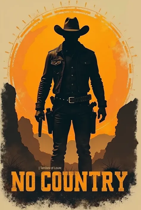 Logo  ของฉัน No Country:Gold Rush RP emphasizes the word No Country as a logo that emphasizes the cowboy, powerful and strong.