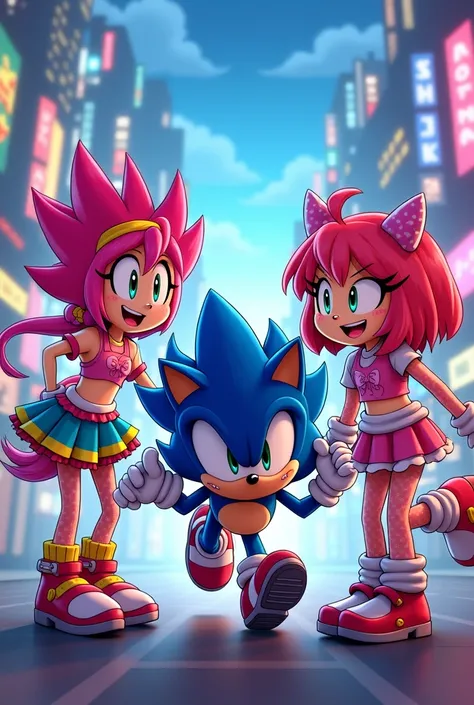 Hi hi puffy amiyumi meet sonic the hedgehog 