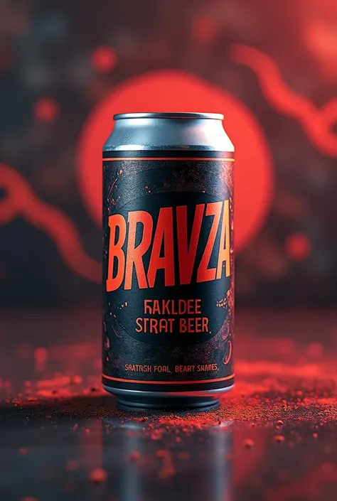 canned beer with the name bravaza 