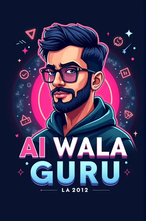 Ai wala guru name youtuber logo 