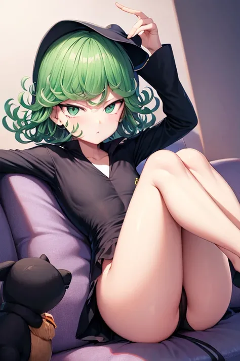 Tatsumaki, looking at me