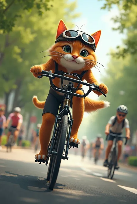 Cat cycling