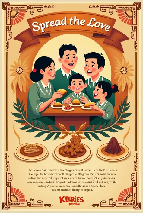 What a great point! ERNIES PEANUT BUTTER is indeed a popular ingredient in traditional Muzon dishes, including the beloved Kare-Kare. Heres an updated concept that incorporates this important detail:

Poster Concept:

Heres a revised concept for a traditio...