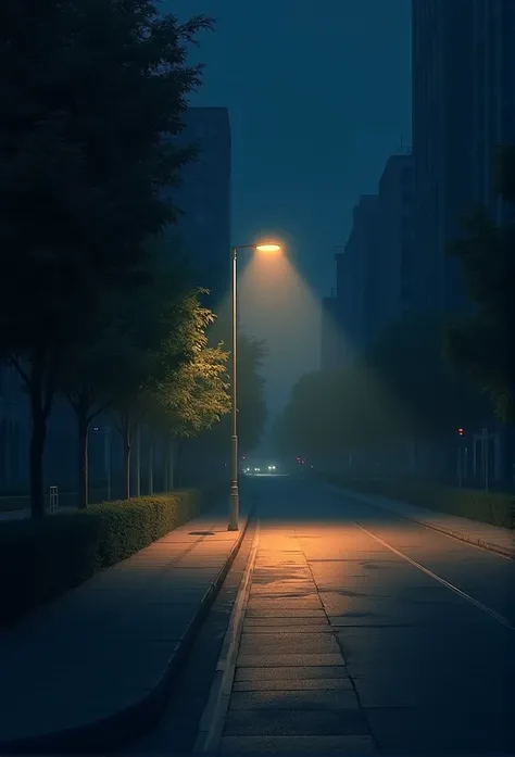 (photorealism:1.2), A quiet city street at night, illuminated by a single streetlamp
The street is empty, with long shadows cast by the solitary light. The image conveys a sense of quiet reflection and the calm of a peaceful night, perfect for a self-empow...