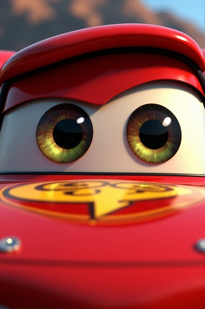 Lightning McQueen eyes